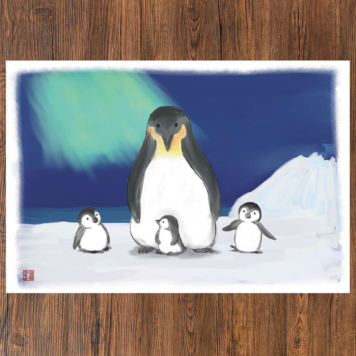 皇帝ペンギン親子